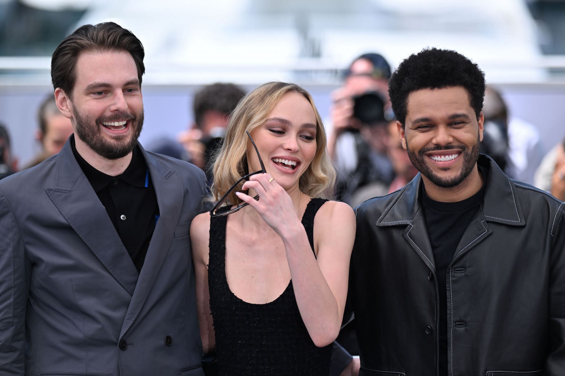 The Idol photocall at the 2023 Cannes Film Festival (Image via Getty)